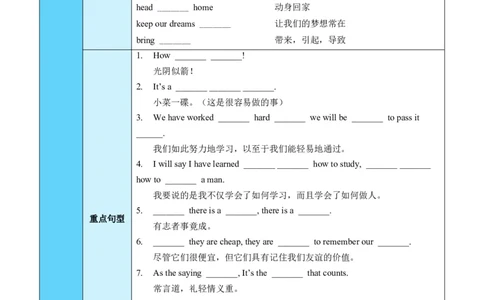 Unit6Topic3（知识清单）（学生版）_仁爱版英语九年级下册资料包_单元知识复习专项-U123_2025版