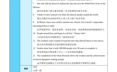 Unit5Topic3（知识清单）（仁爱版）（教师版）_仁爱版英语九年级下册资料包_单元知识复习专项-U123_2024版