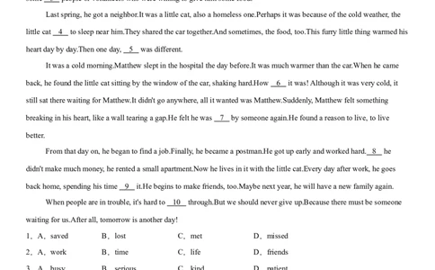 1.4Unit5Topic1SectionB（练习）（原卷版）_仁爱版英语九年级下册资料包_同步练习
