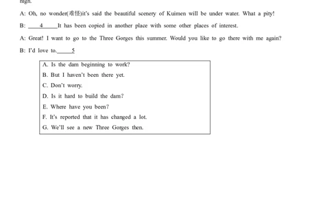 1.4Unit5Topic1SectionB（练习）（原卷版）_仁爱版英语九年级下册资料包_同步练习