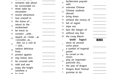 九下短语默写16页（仁爱版）_仁爱版英语九年级下册资料包_单词专项