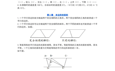 苏教版五年级数学上册知识要点_《小学各科知识点》_小学数学《知识梳理》1-6年级上下册_上册_苏教版小学数学1-6年级上册知识汇总