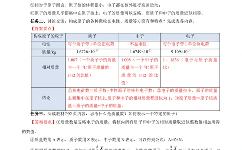 4.1.1原子结构核外电子排布（导学案）-（人教版2019必修第一册）（解析版）_高化_595801221724高中化学新人教版选择性必修一二三电子版教案PPT课件高中试卷_必修一册（人教版）_导学案