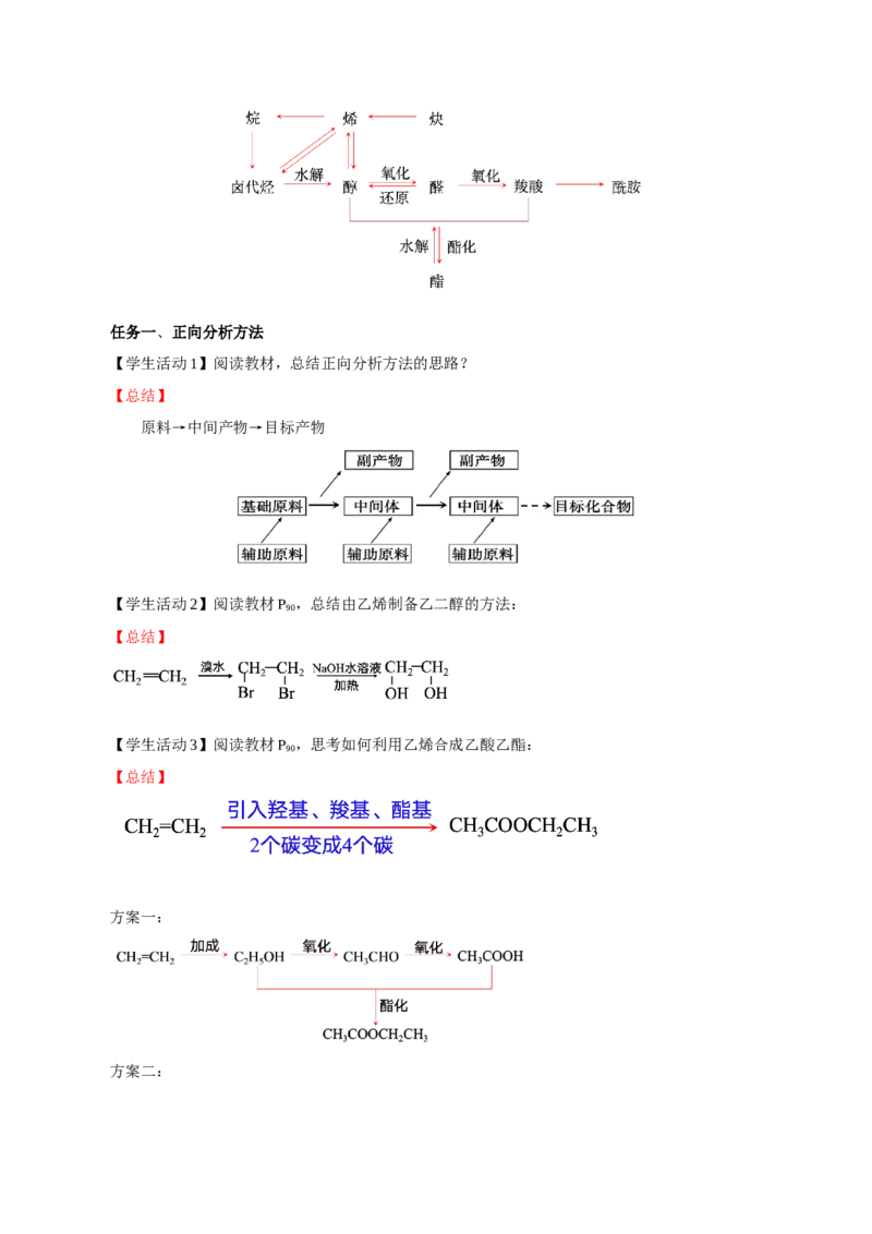 3.5.3有机合成路线的设计与实施（导学案）（解析版）_高化_595801221724高中化学新人教版选择性必修一二三电子版教案PPT课件高中试卷_选择性必修3册（人教版）_导学案