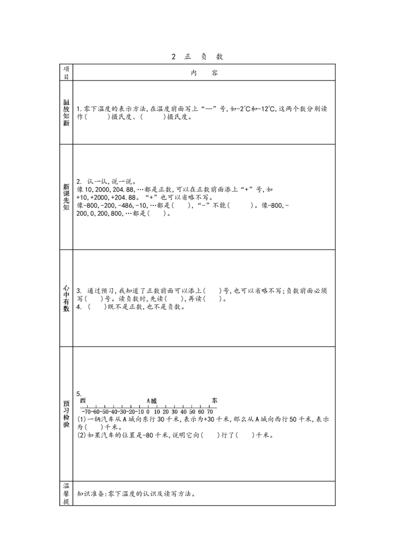 北师大版四年级上册数学预习单_26春北师大版数学二下_19、赠送其它资料_旧版_赠品：北师大数学1-6年级课前预习单