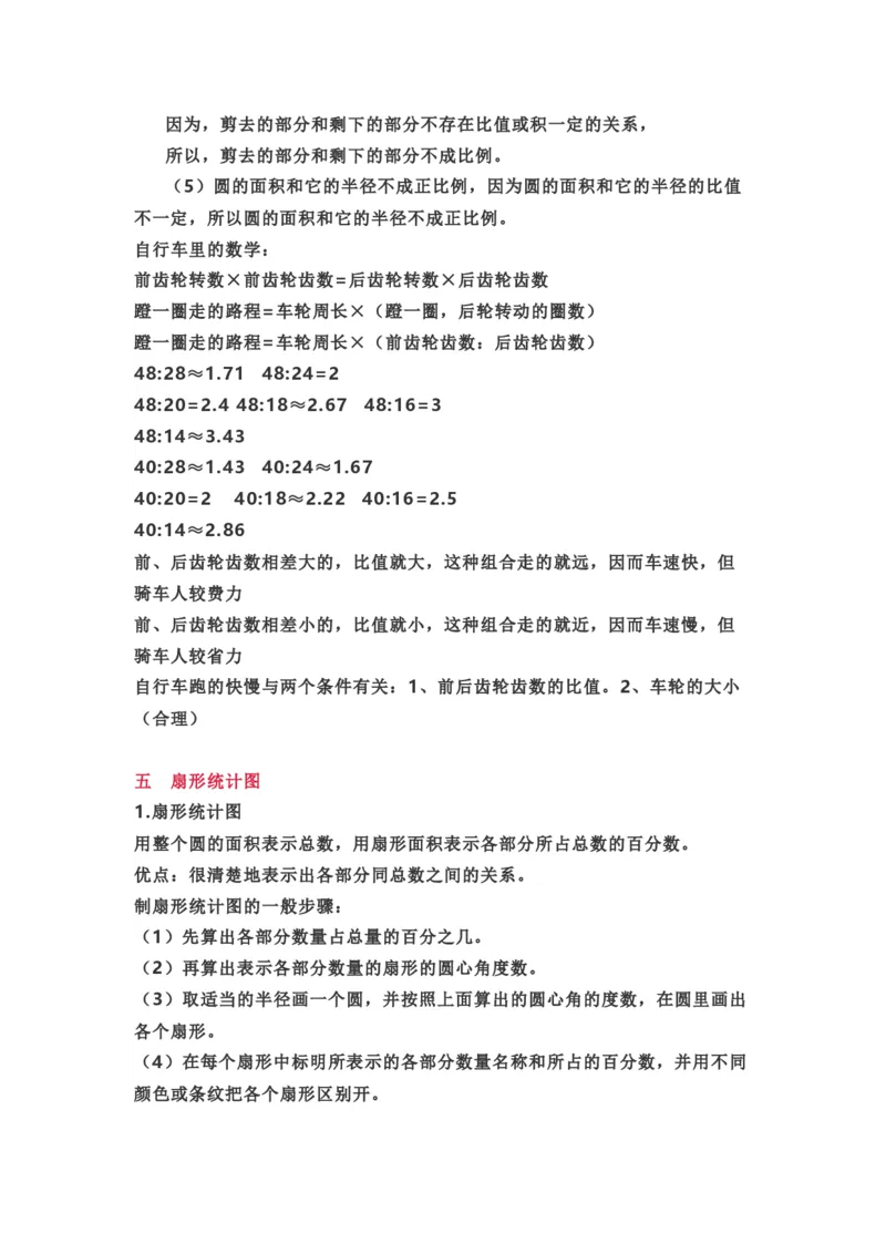 青岛版数学六年级下册单元知识点_《小学各科知识点》_小学数学《知识梳理》1-6年级上下册_下册_青岛版(六三制）数学1-6年级下册知识点