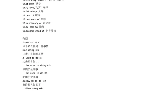 重点知识沪教版初中英语八年级下册Unit5_24秋《初中各科知识点梳理》_初中英语《知识梳理》7-9年级上下册_重点知识_沪教版初中英语_下册_八下