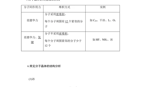 3.2分子晶体和共价晶体学案新教材2020-2021学年人教版（2019）高二化学选修性必修二_高化_2025春-人教版高中化学_04新版高中化学选择性必修2_06讲义