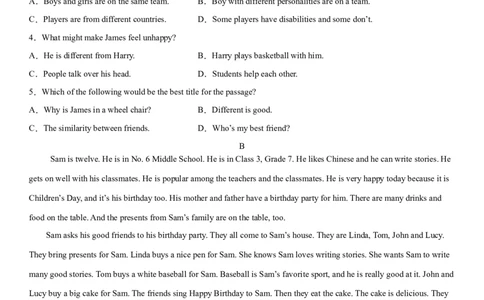6.10Unit6Topic3单元测试（原卷版）_仁爱版英语九年级下册资料包_单元测试
