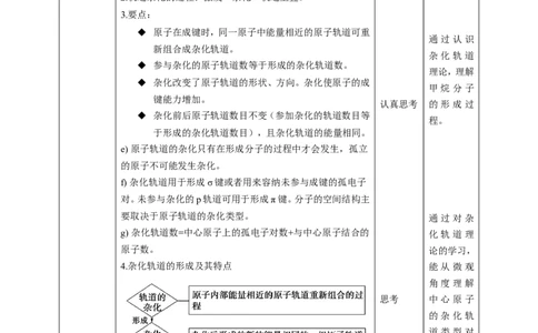 2.2.2分子的空间结构第三课时教案_高化_2025春-人教版高中化学_04新版高中化学选择性必修2_08第四套同步课件+教案_2.2.3分子的空间结构（课件+教案）_2.2.3分子的空间结构第三课时__