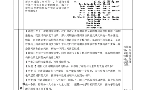 4.1.3原子结构与元素的性质&mdash;碱金属（教学设计）-（人教版2019必修第一册）_高化_595801221724高中化学新人教版选择性必修一二三电子版教案PPT课件高中试卷_必修一册（人教版）_教学设计