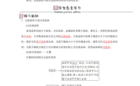 3.3.2过渡晶体与混合型晶体（导学案）-（人教版2019选择性必修2）解析版_高化_595801221724高中化学新人教版选择性必修一二三电子版教案PPT课件高中试卷_选择性必修2册（人教版）_导学案