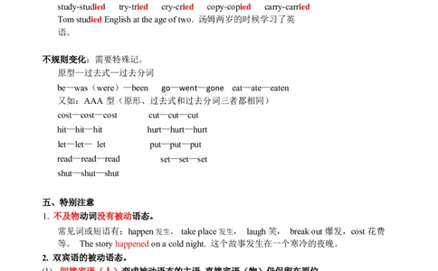 2024-2025学年仁爱科普版（2012）九年级英语下册被动语态知识讲解_仁爱版英语九年级下册资料包_知识总结