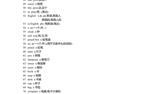 初中词汇表（含翻译）-804c1ac9b974_内蒙古中考真题_赠品_初中英语资料