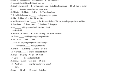 中考重点句式二（巩固练习）-_仁爱版英语九年级下册资料包_同步讲义-V31_21总复习_中考重点句式二_21总复习_中考重点句式二---
