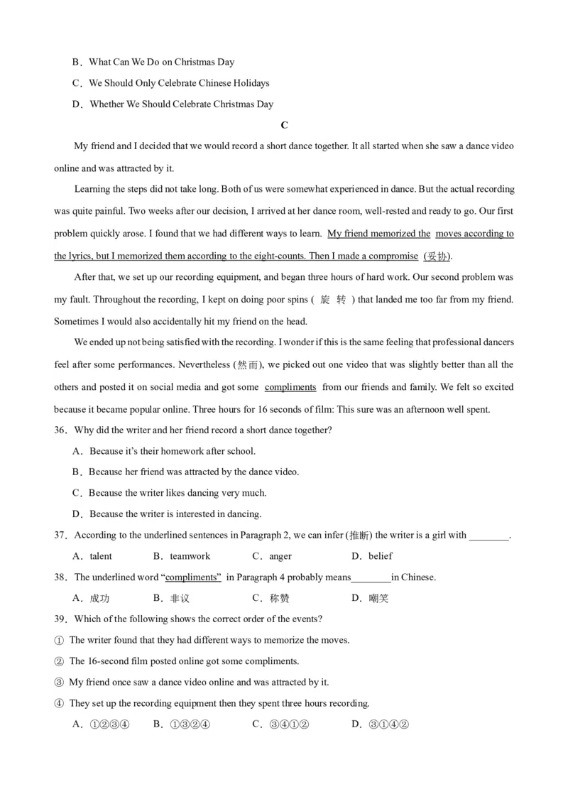 Unit6Topic3（单元综合测试，福建专用）（仁爱版）_仁爱版英语九年级下册资料包_单元知识复习专项-U123_2024版