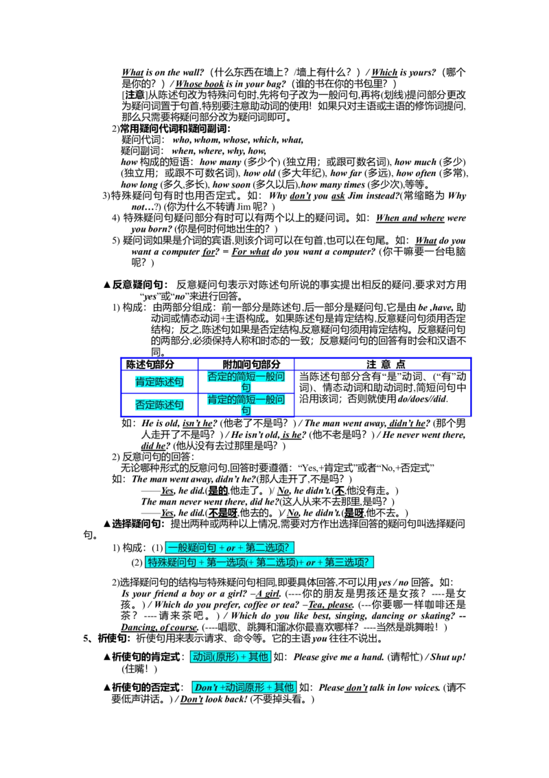 初中英语语法大全(1)-14b1a8a90125_内蒙古中考真题_赠品_初中英语资料