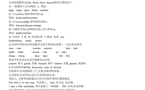 初中英语语法大全汇总-ebebf89a9536_内蒙古中考真题_赠品_初中英语资料
