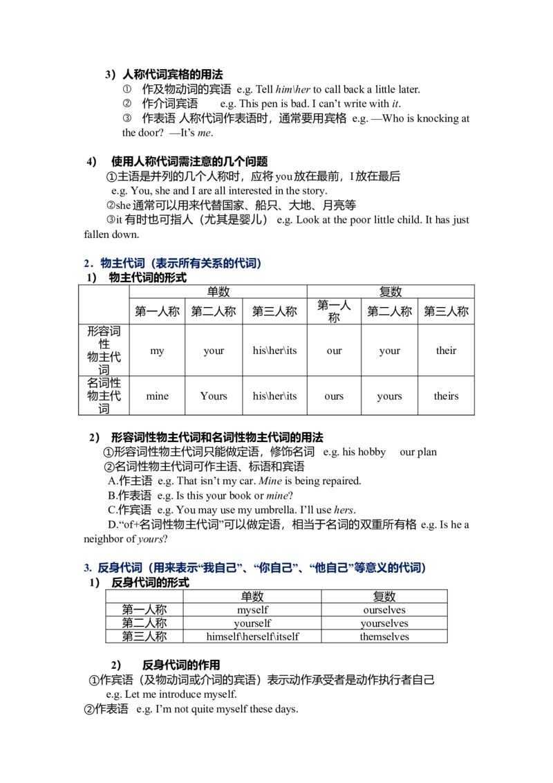 初中英语语法全套资料（新）-e9353ba4f459_内蒙古中考真题_赠品_初中英语资料