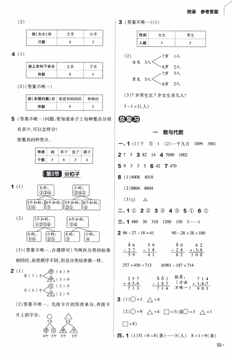 26春《练习帮》北师数学2下_26春北师大版数学二下_05、知识点详解+练习题