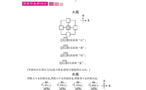 2.1东南西北_26春北师大版数学二下_19、赠送其它资料_旧教材资源_七彩课堂北师大版数学二年级下册教案+学案_第二单元方向与位置（教案+学案）_教案