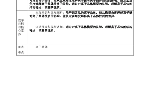 3.3.2金属晶体与离子晶体_高化_2025春-人教版高中化学_04新版高中化学选择性必修2_08第四套同步课件+教案_3.3.2金属晶体与离子晶体（课件+教案）
