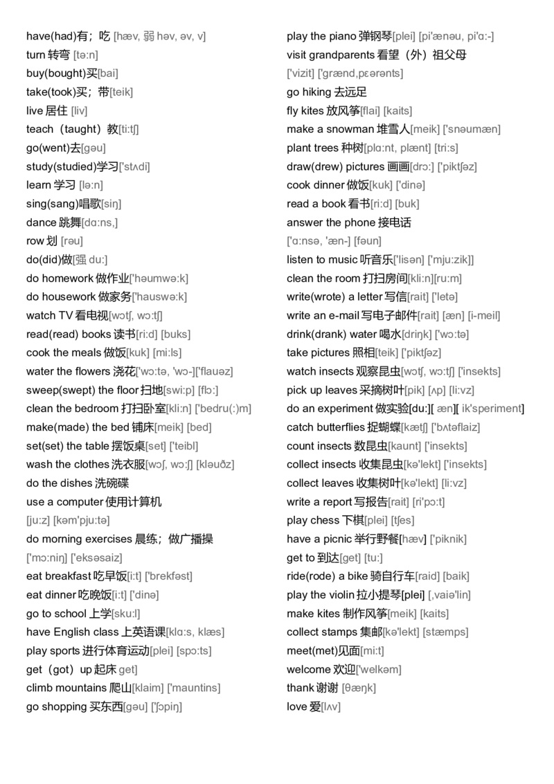初中英语单词大全分类(带音标)-1170ffa1d354_内蒙古中考真题_赠品_初中英语资料
