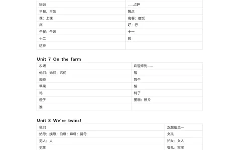 译林版英语三年级下册单词默写表_三下译林版2026英语_单词默写