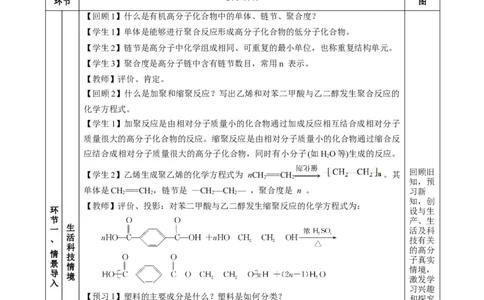 5.1.1合成高分子的基本方法&mdash;加聚反应（教学设计）-（人教版2019选择性必修3）_高化_595801221724高中化学新人教版选择性必修一二三电子版教案PPT课件高中试卷_选择性必修3册（人教版）