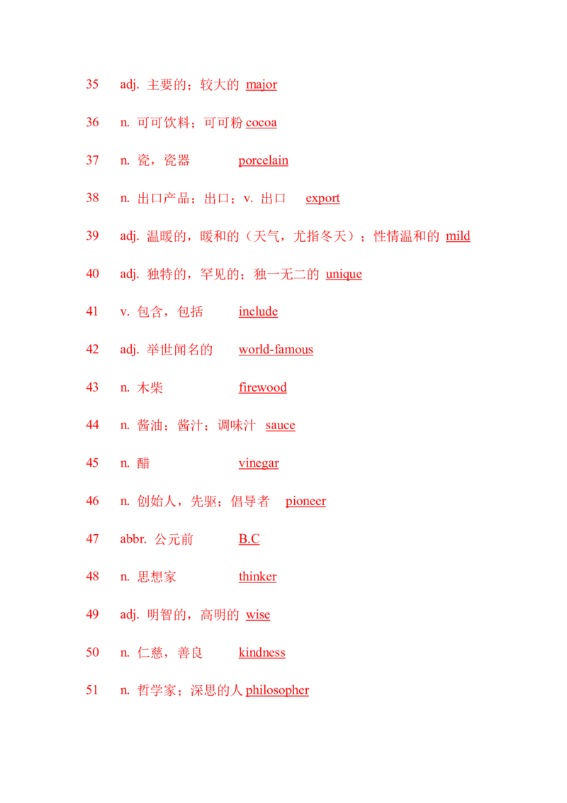 九下单词默写（汉语提示写英语）-（仁爱版）28页_仁爱版英语九年级下册资料包_单词专项