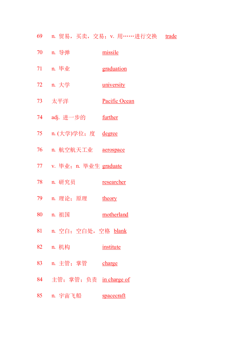 九下单词默写（汉语提示写英语）-（仁爱版）28页_仁爱版英语九年级下册资料包_单词专项
