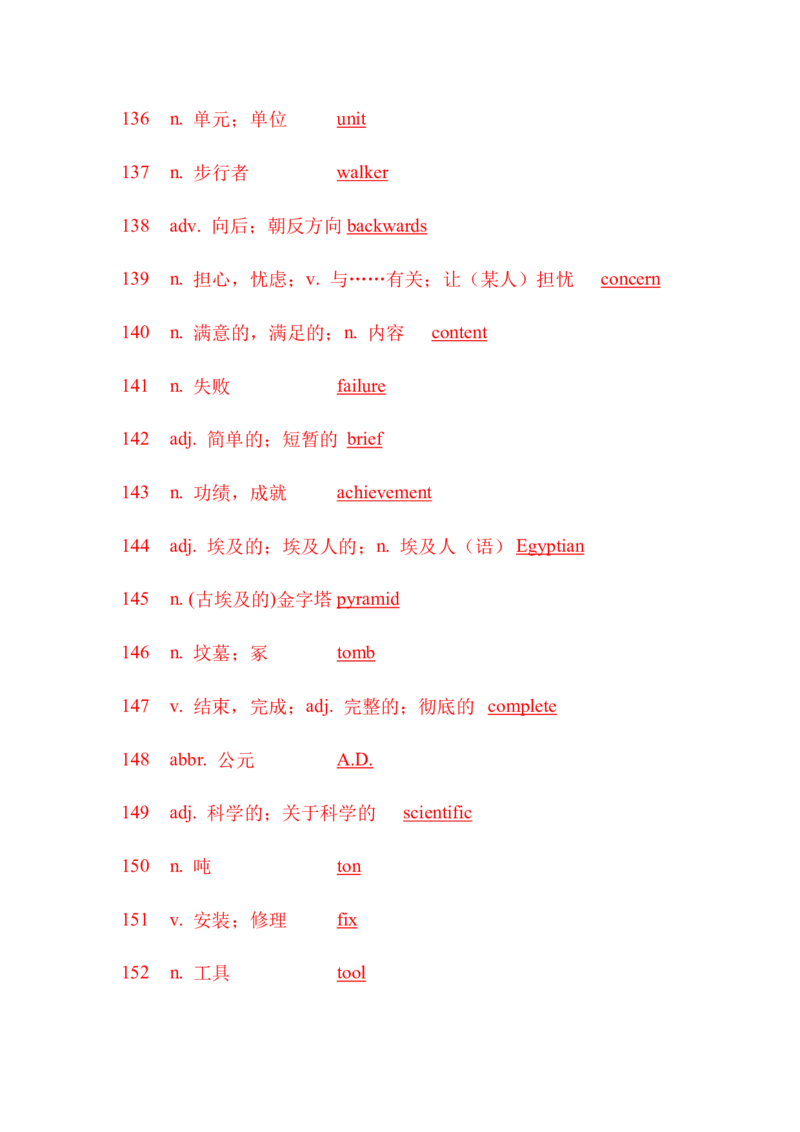 九下单词默写（汉语提示写英语）-（仁爱版）28页_仁爱版英语九年级下册资料包_单词专项