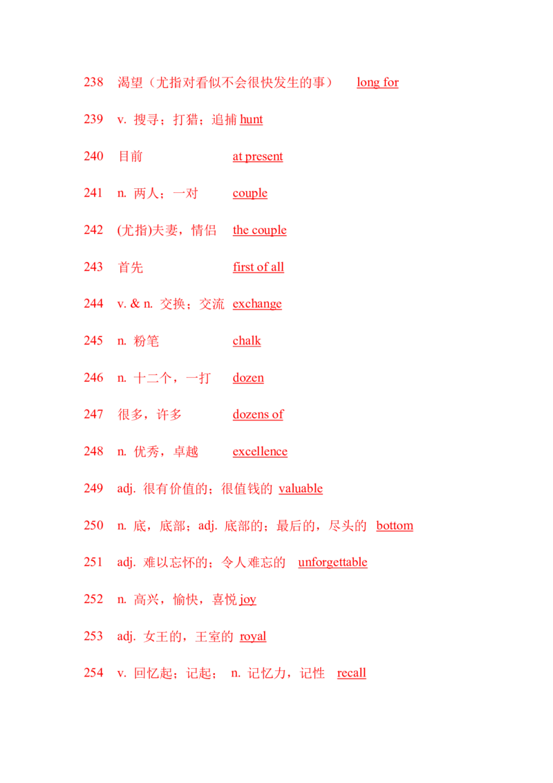 九下单词默写（汉语提示写英语）-（仁爱版）28页_仁爱版英语九年级下册资料包_单词专项