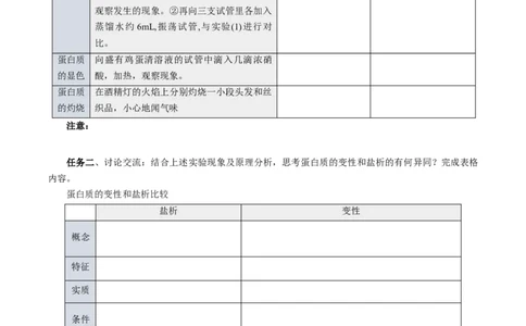 7.4.2蛋白质（导学案）（原卷版）_高化_595801221724高中化学新人教版选择性必修一二三电子版教案PPT课件高中试卷_必修二册（人教版）_导学案