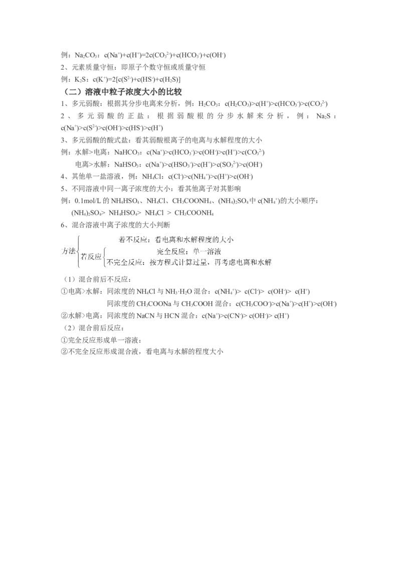 3.3盐类的水解基础知识讲义新教材人教版（2019）高中化学选择性必修一_高化_2025春-人教版高中化学_03新版高中化学选择性必修1_05培训讲义_讲义+习题_讲义