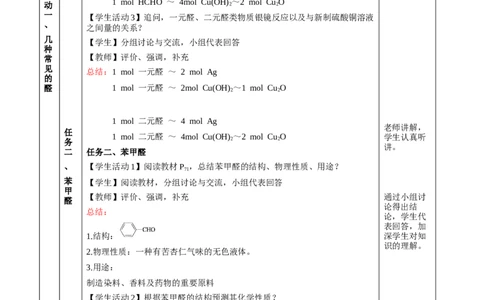 3.3.2酮（教学设计)-（人教版2019选择性必修3）_高化_595801221724高中化学新人教版选择性必修一二三电子版教案PPT课件高中试卷_选择性必修3册（人教版）_教学设计