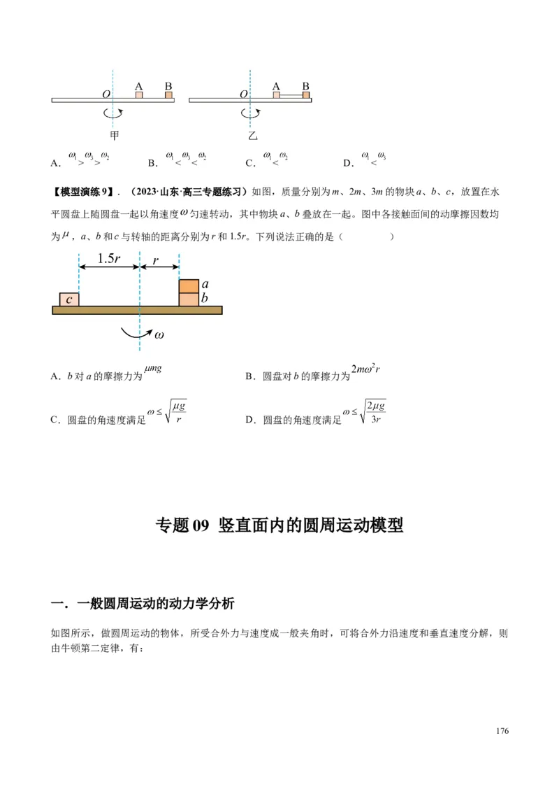 原卷版01~11专题p210_高中物理模型题型与方法