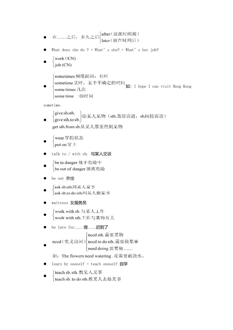 初中英语笔记大全(超级精华版)-7ec6c6506ef7_内蒙古中考真题_赠品_初中英语资料