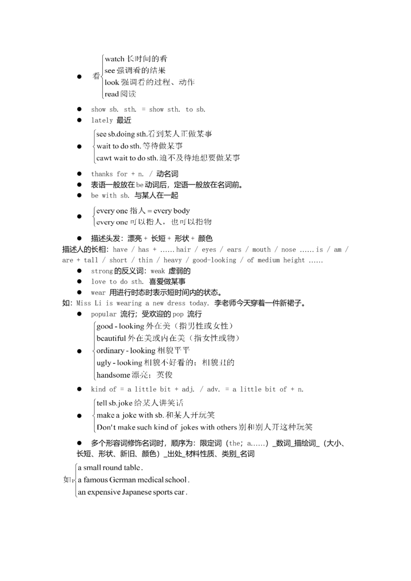 初中英语笔记大全(超级精华版)-7ec6c6506ef7_内蒙古中考真题_赠品_初中英语资料