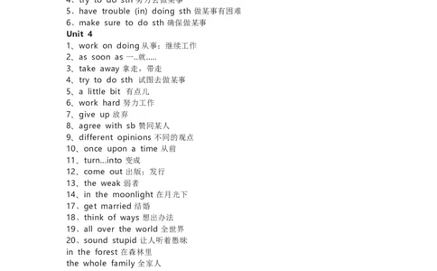 鲁教版初中英语八年级上册_24秋《初中各科知识点梳理》_初中英语《知识梳理》7-9年级上下册_知识梳理_鲁教版初中英语6-9年级上下册知识梳理