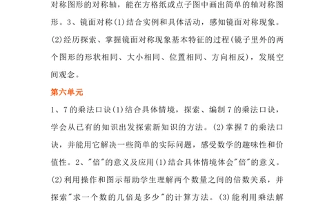 青岛版数学二年级下册单元知识点_《小学各科知识点》_小学数学《知识梳理》1-6年级上下册_下册_青岛版(六三制）数学1-6年级下册知识点