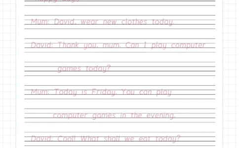 晨读美文+字帖31-40天_内蒙古中考真题_赠品_0621~英语美文晨读+字帖