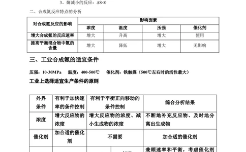 2.4化学反应的调控基础知识讲义新教材人教版（2019）高中化学选择性必修一_高化_2025春-人教版高中化学_03新版高中化学选择性必修1_05培训讲义_讲义+习题_讲义