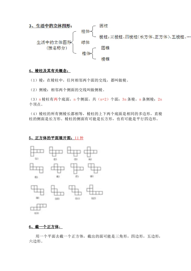 苏教版七上数学知识点汇总_24秋《初中各科知识点梳理》_初中数学《知识梳理》7-9年级上下册_苏教版数学7-9年级上册知识点汇总