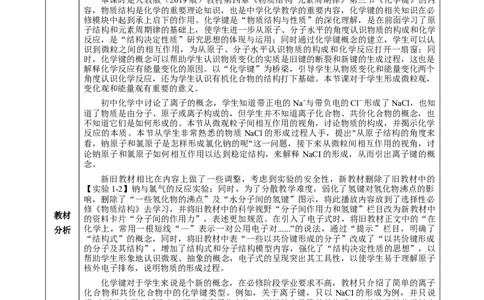 4.3.1离子键（教学设计）-（人教版2019必修第一册）_高化_595801221724高中化学新人教版选择性必修一二三电子版教案PPT课件高中试卷_必修一册（人教版）_教学设计