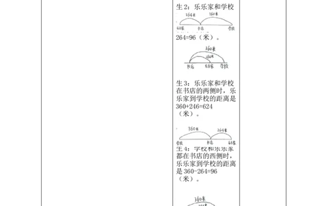 第8课时有多远_26春北师大版数学二下_00、教案共6套完整版表格式+文档式整册+课时word版_第2套表格式教案（有反思）_第六单元大数加与减（一）
