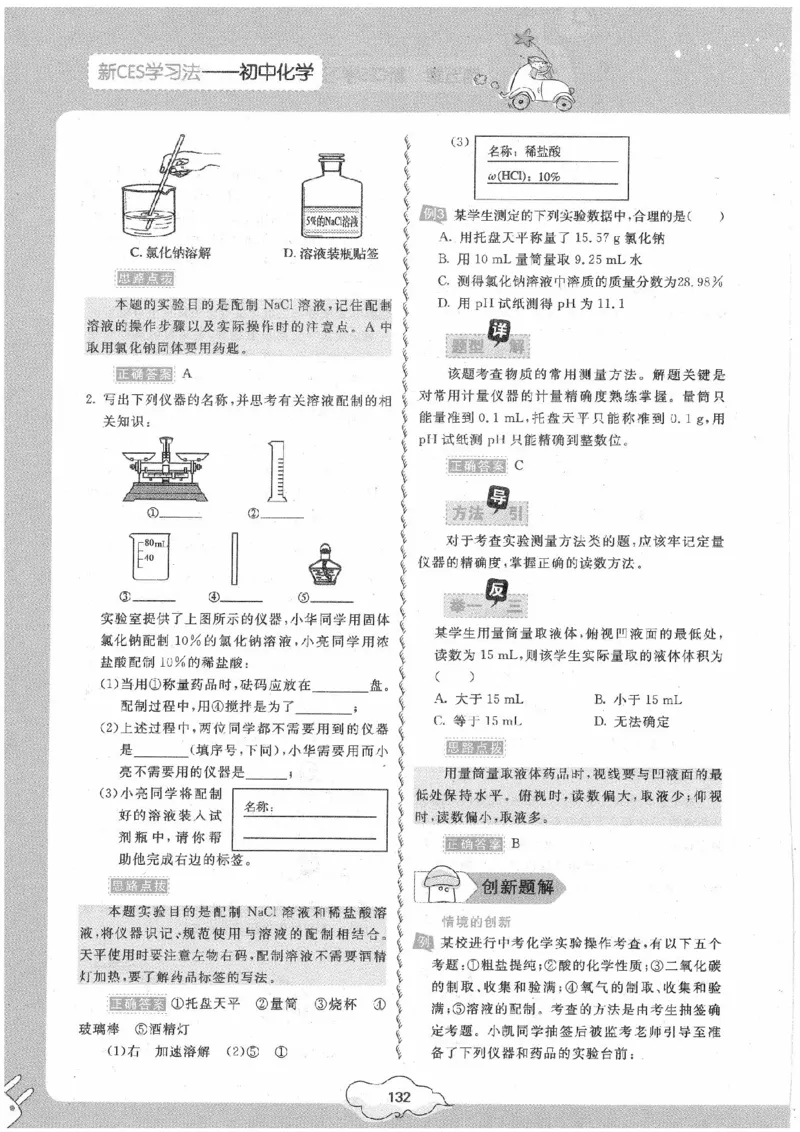 初中化学手册_初中化学_01.人教版初中化学_09.初中化学CES学习方法