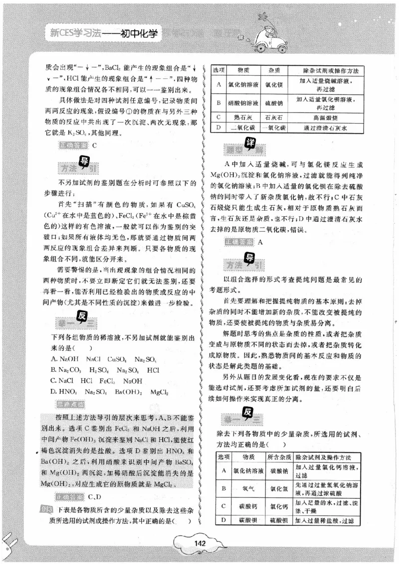 初中化学手册_初中化学_01.人教版初中化学_09.初中化学CES学习方法