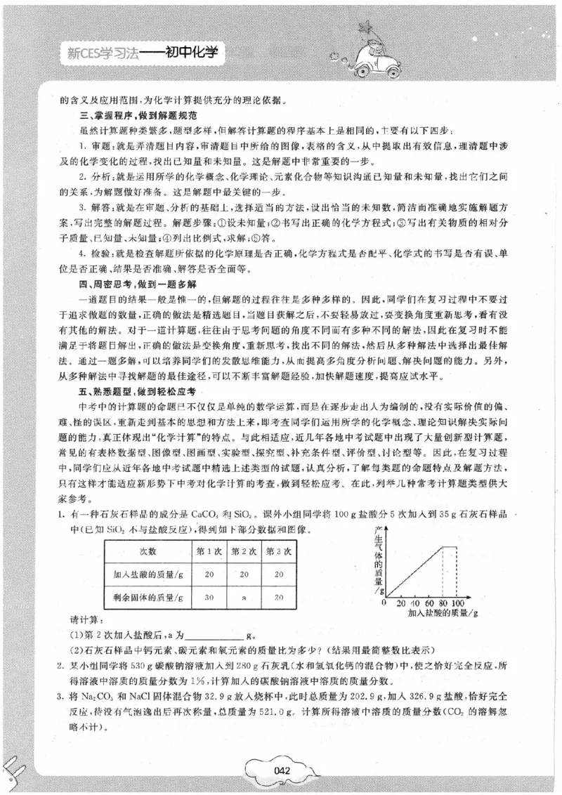 初中化学手册_初中化学_01.人教版初中化学_09.初中化学CES学习方法