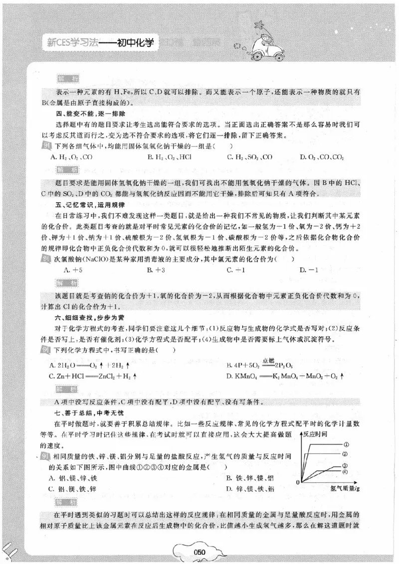 初中化学手册_初中化学_01.人教版初中化学_09.初中化学CES学习方法